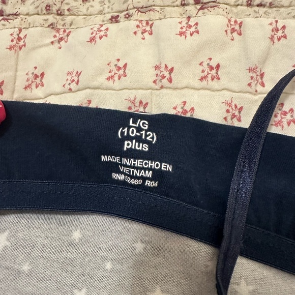 Spaghetti Strap Top / Spandex Shorts Children’s Size L-10/12 - Picture 5 of 6